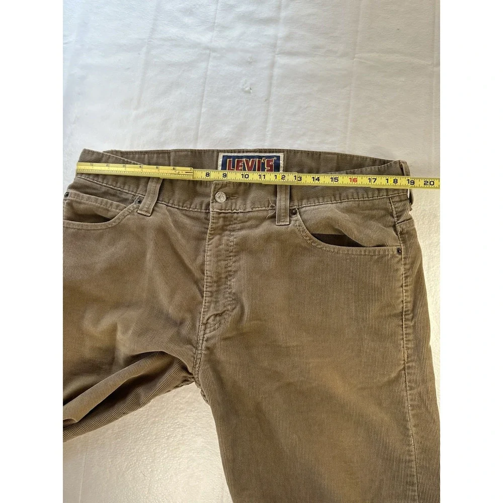 Levi 549 Low Loose Brown Corduroy 38x32 Baggy Skater Grunge Y2K